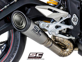 SC Project S1 Exhaust S-Shaped pipe - Triumph Street Triple 765 (2017 - 22)